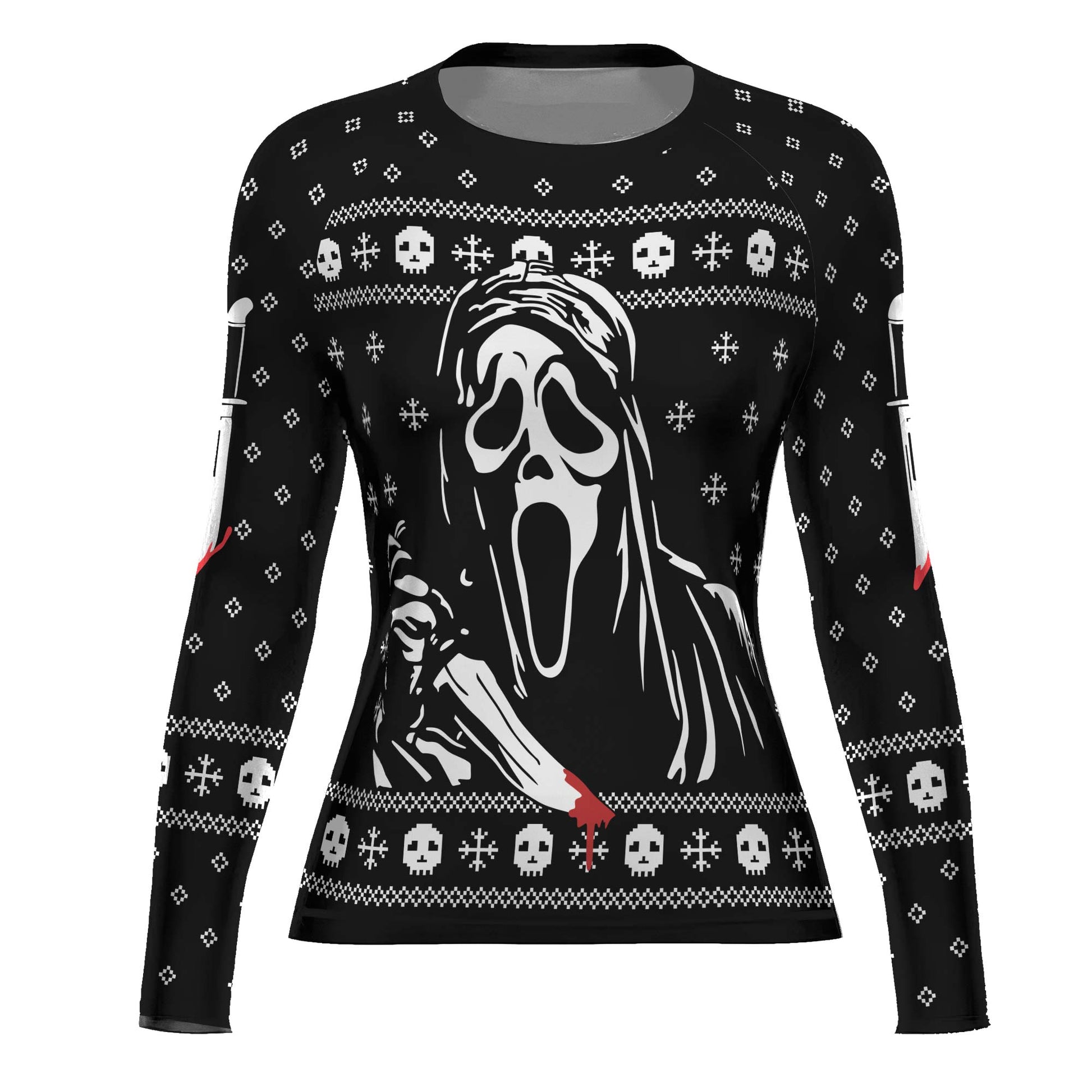 Ghostface Christmas Rash Guard