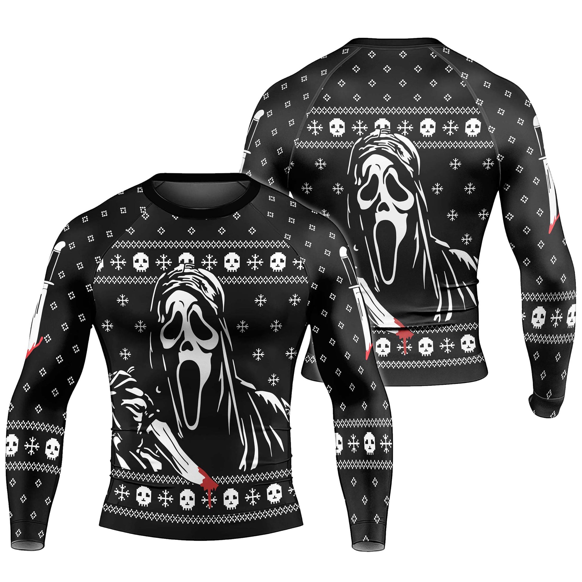 Ghostface Christmas Rash Guard