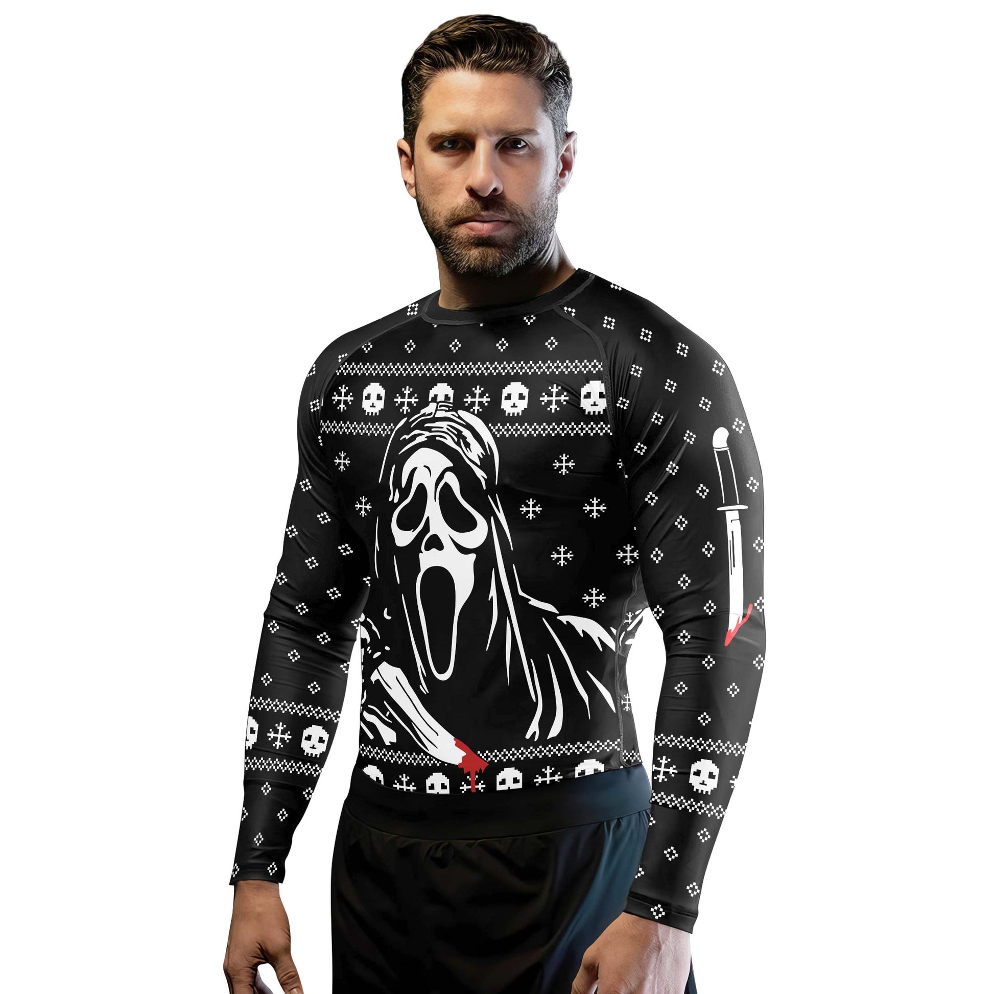 Ghostface Christmas Rash Guard