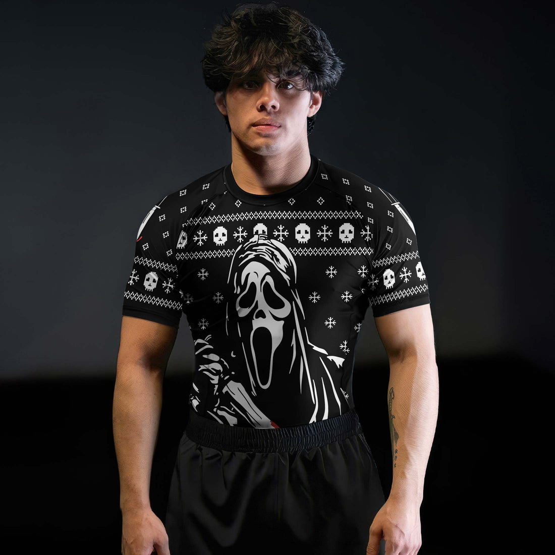 Ghostface Christmas Rash Guard