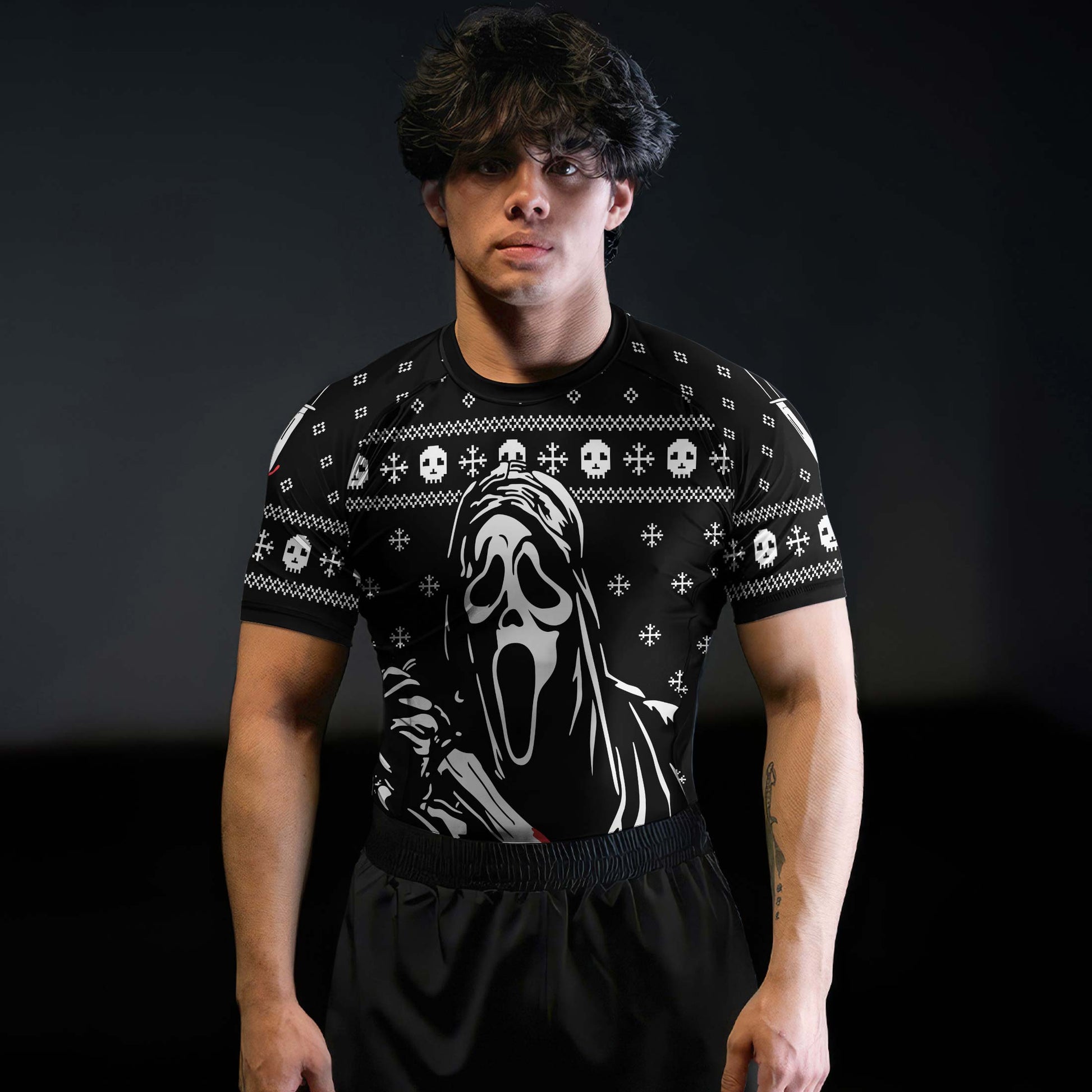 Ghostface Christmas Rash Guard