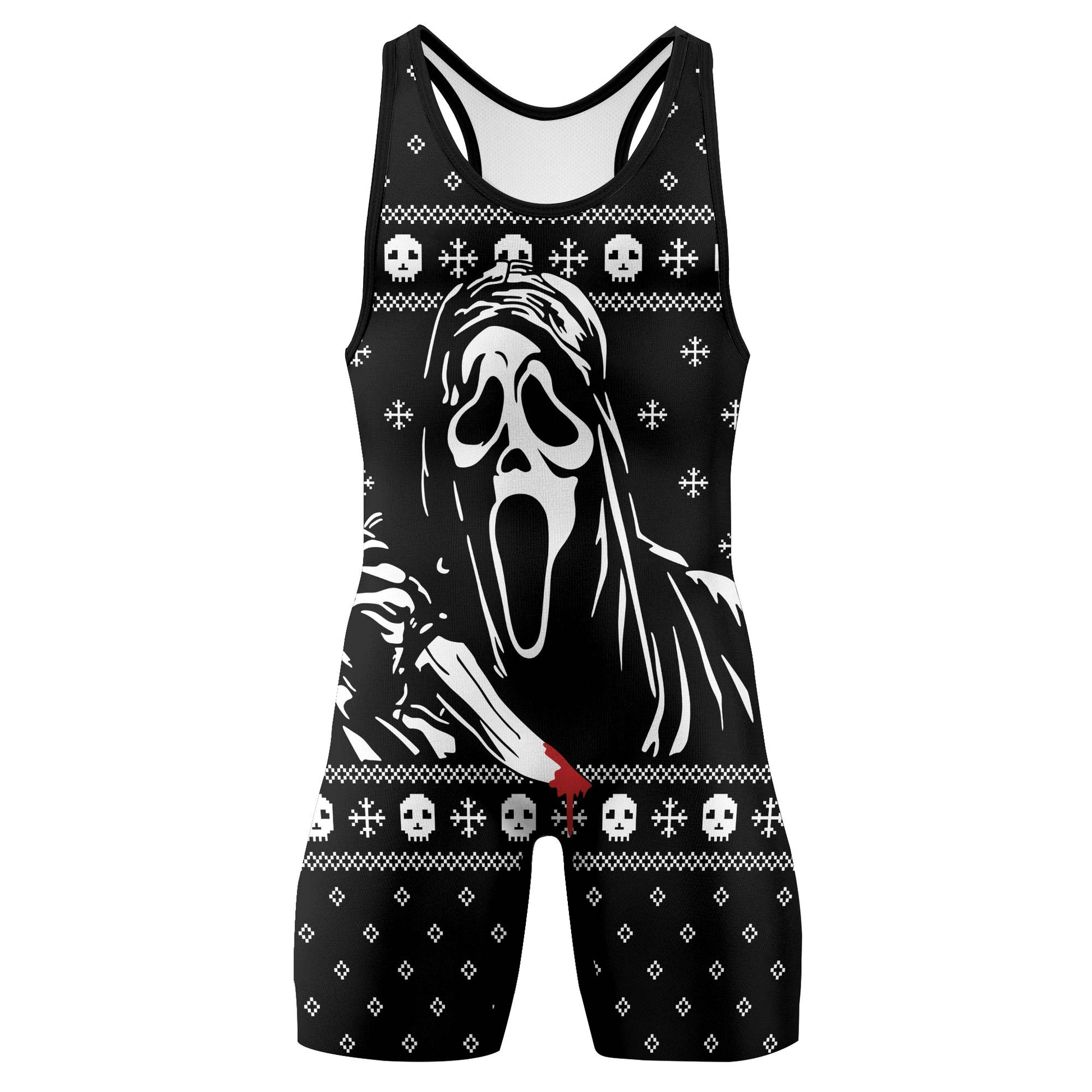Ghostface Christmas Wrestling Singlet