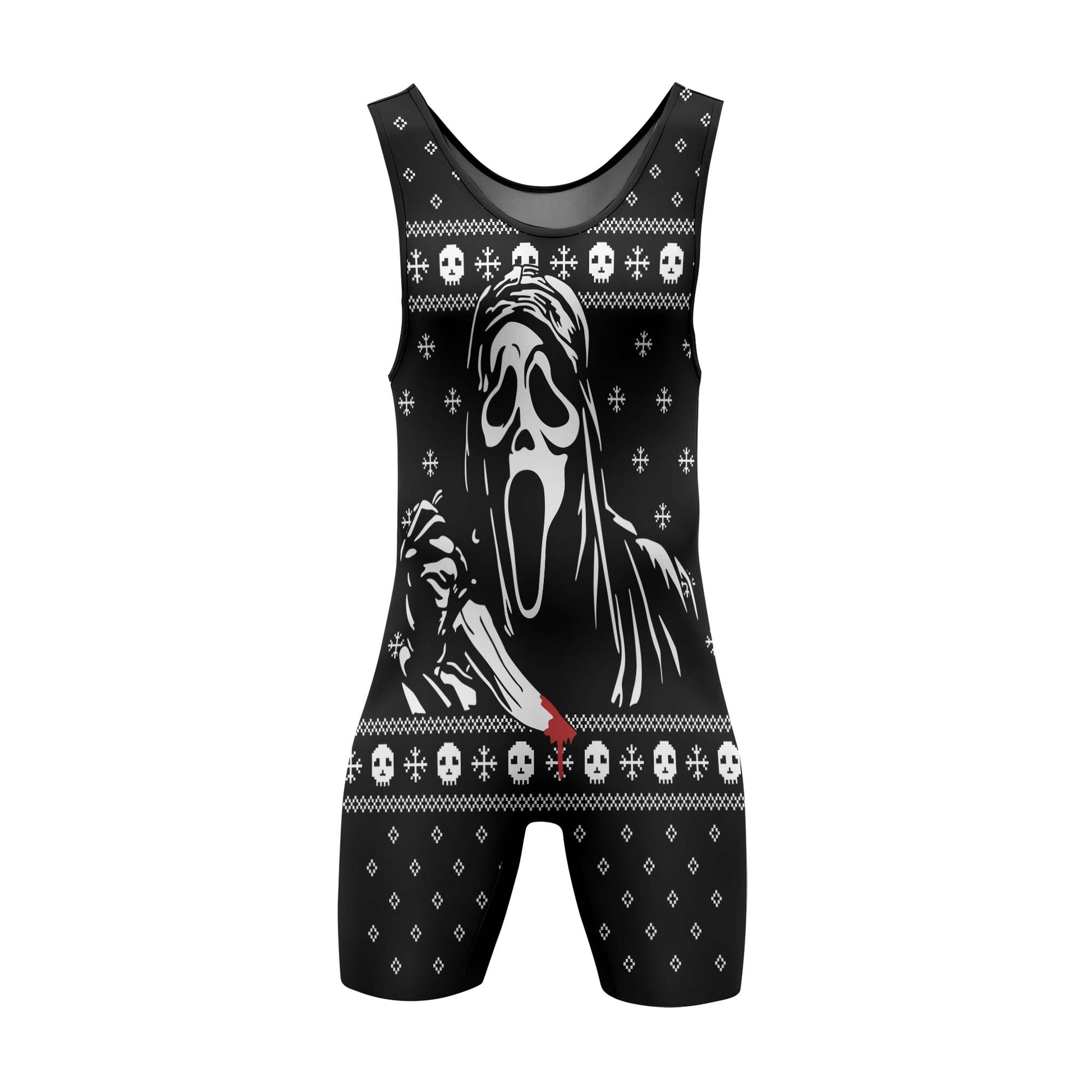 Ghostface Christmas Wrestling Singlet