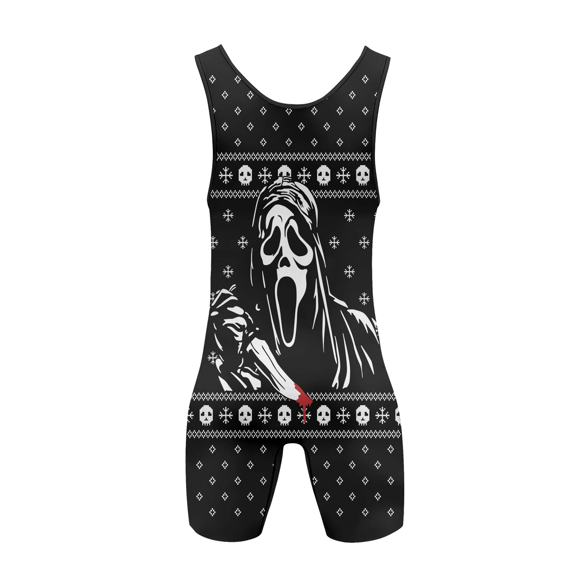 Ghostface Christmas Wrestling Singlet