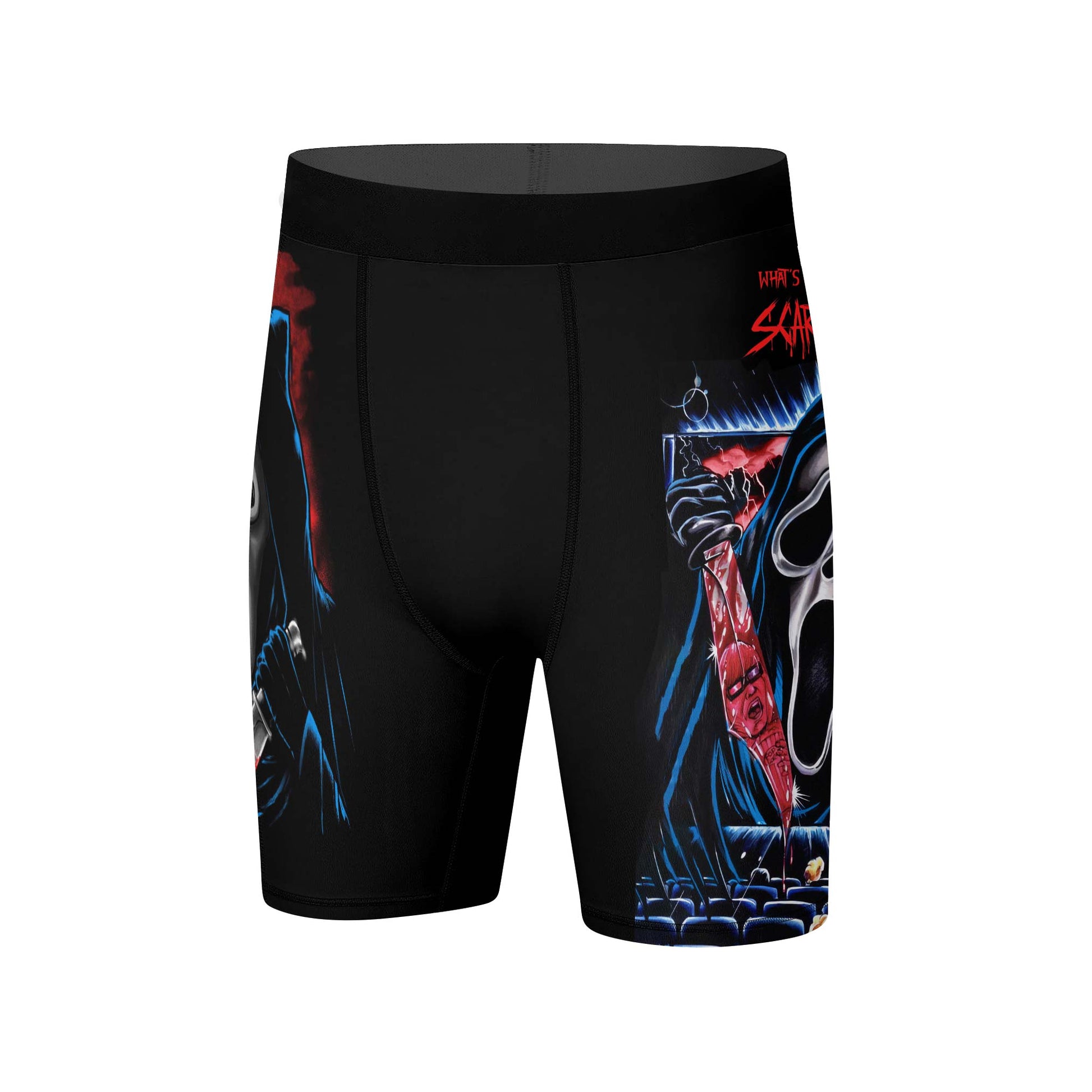 Ghostface Scream Compression Shorts