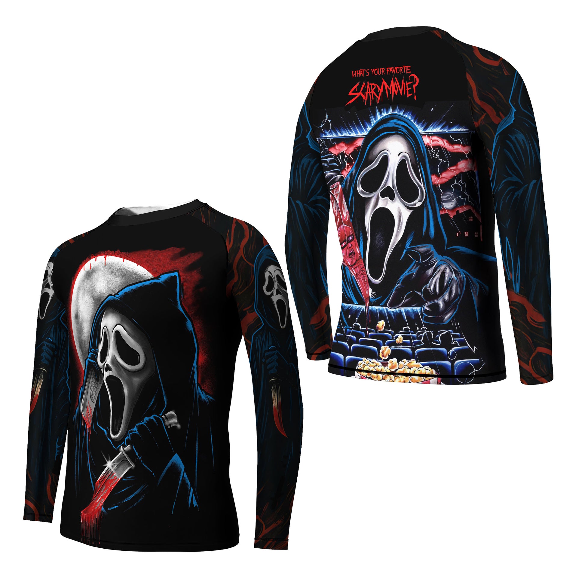 Ghostface Scream Kids Rash Guard