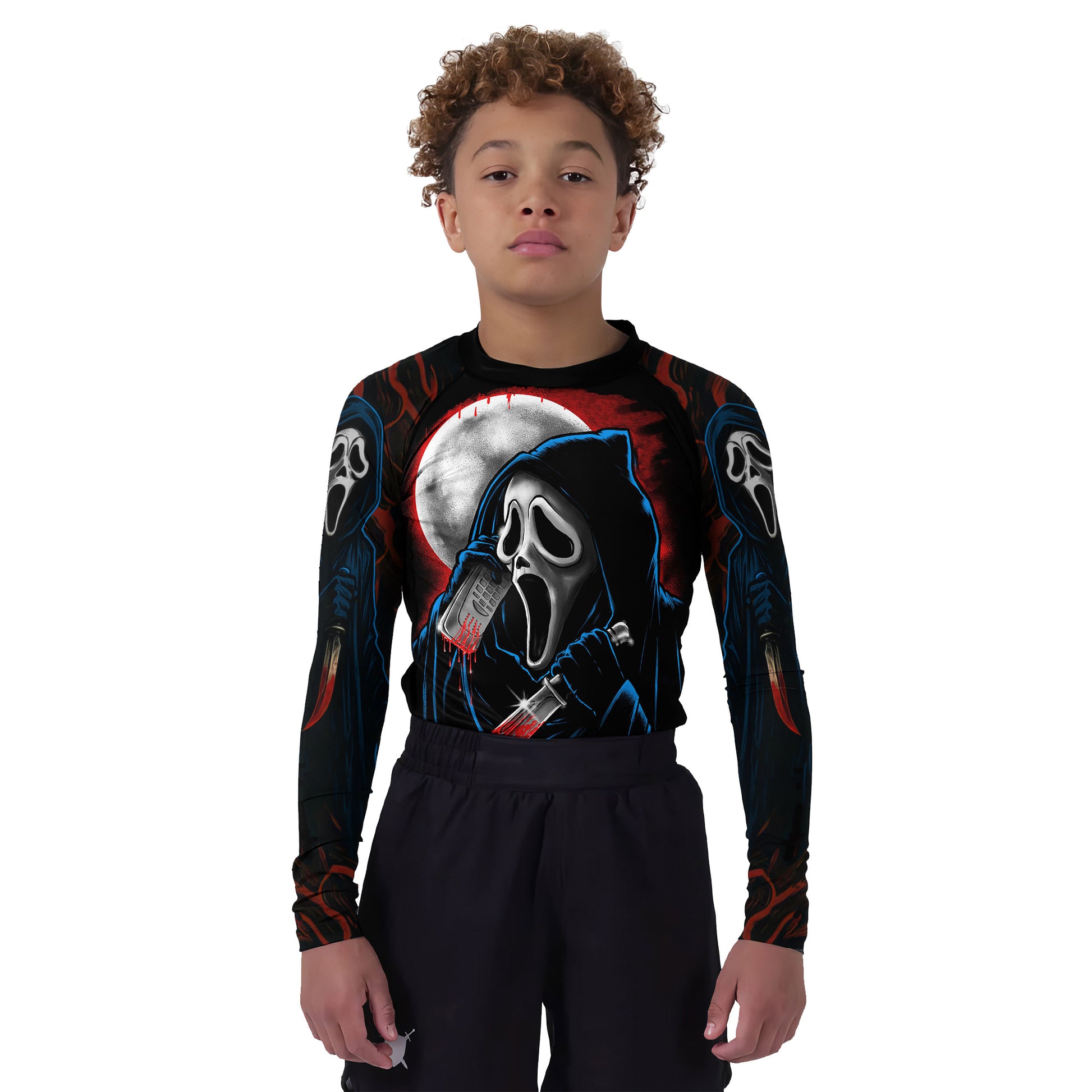 Ghostface Scream Kids Rash Guard