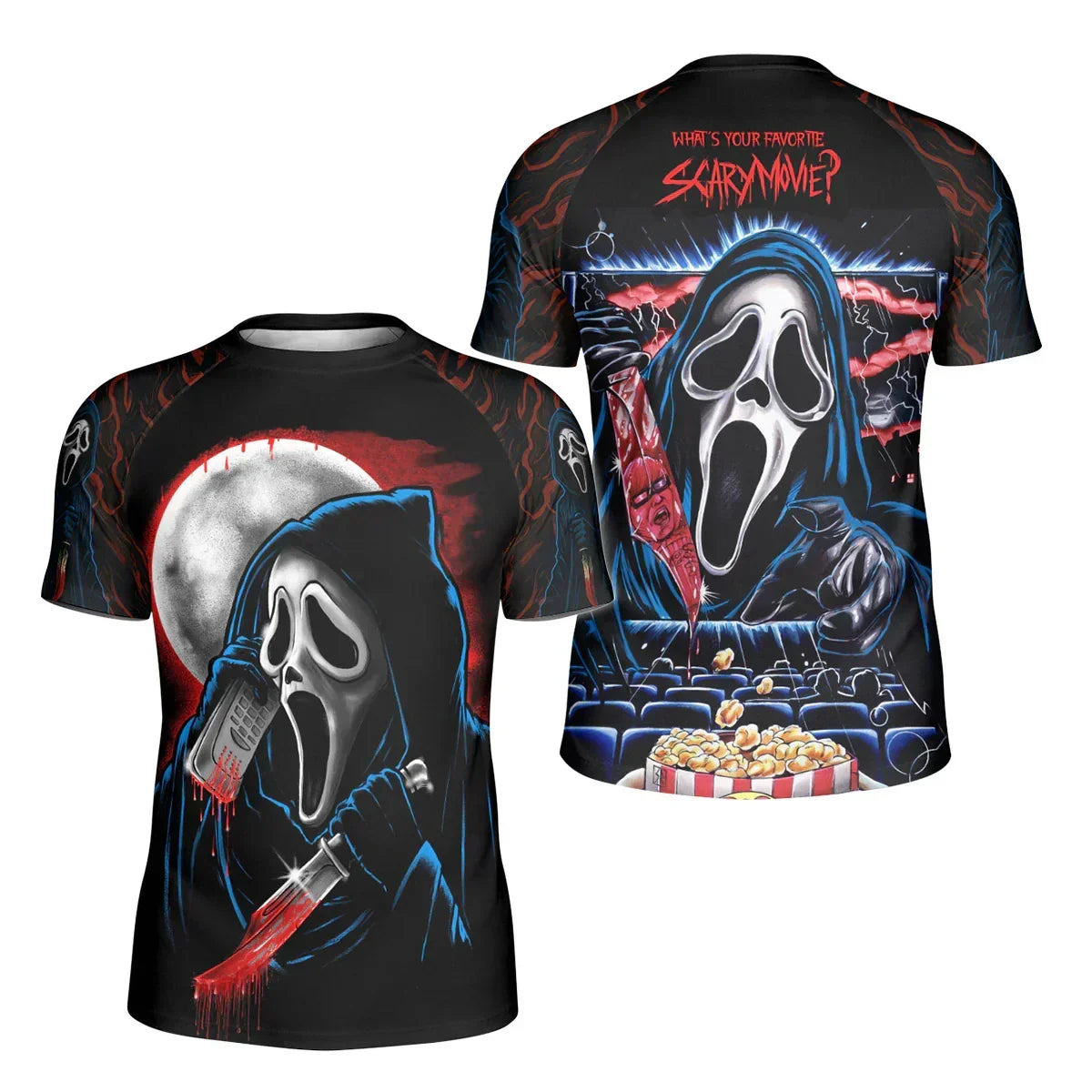 Ghostface Scream Kids Rash Guard