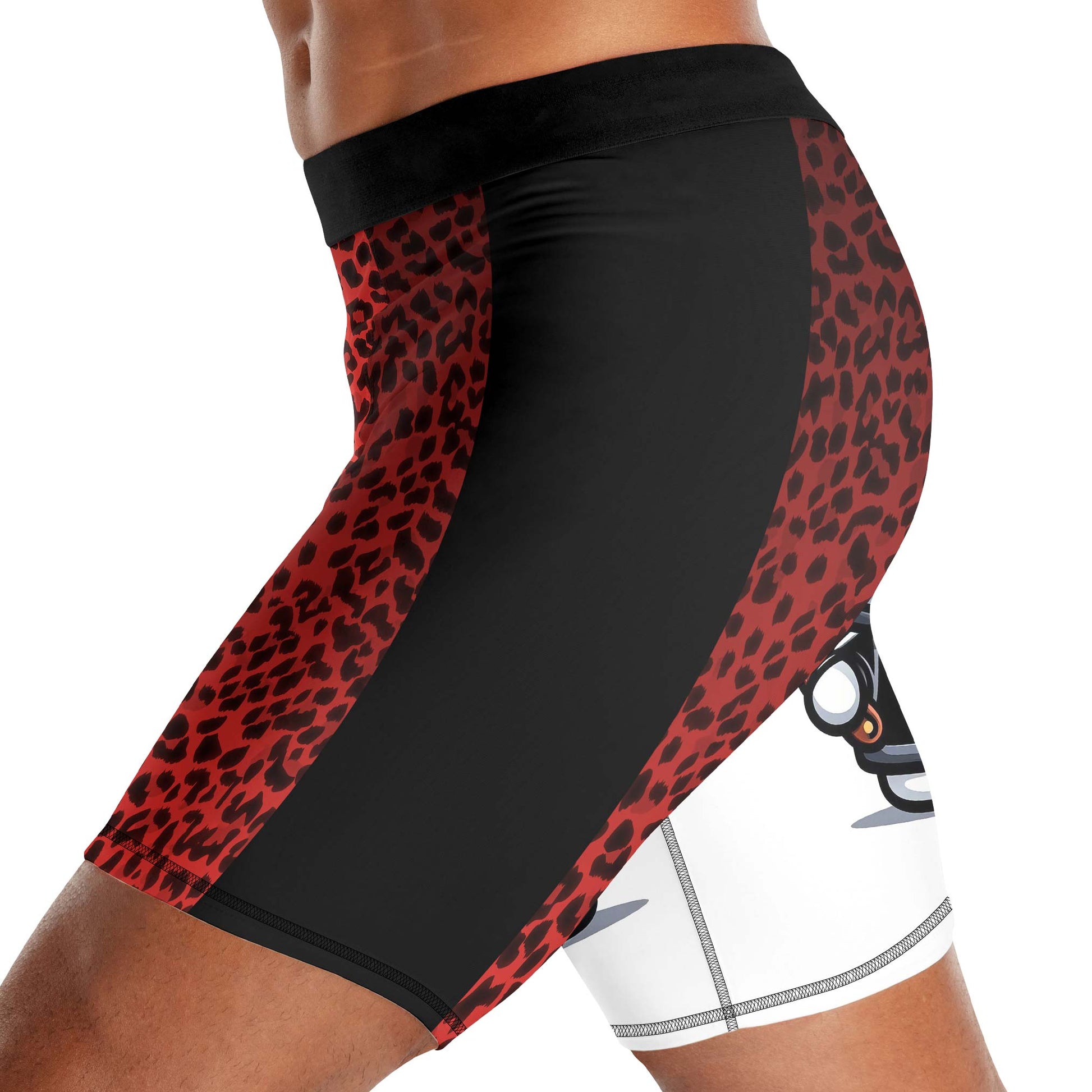 Ghostface Scream Kitty Compression Shorts
