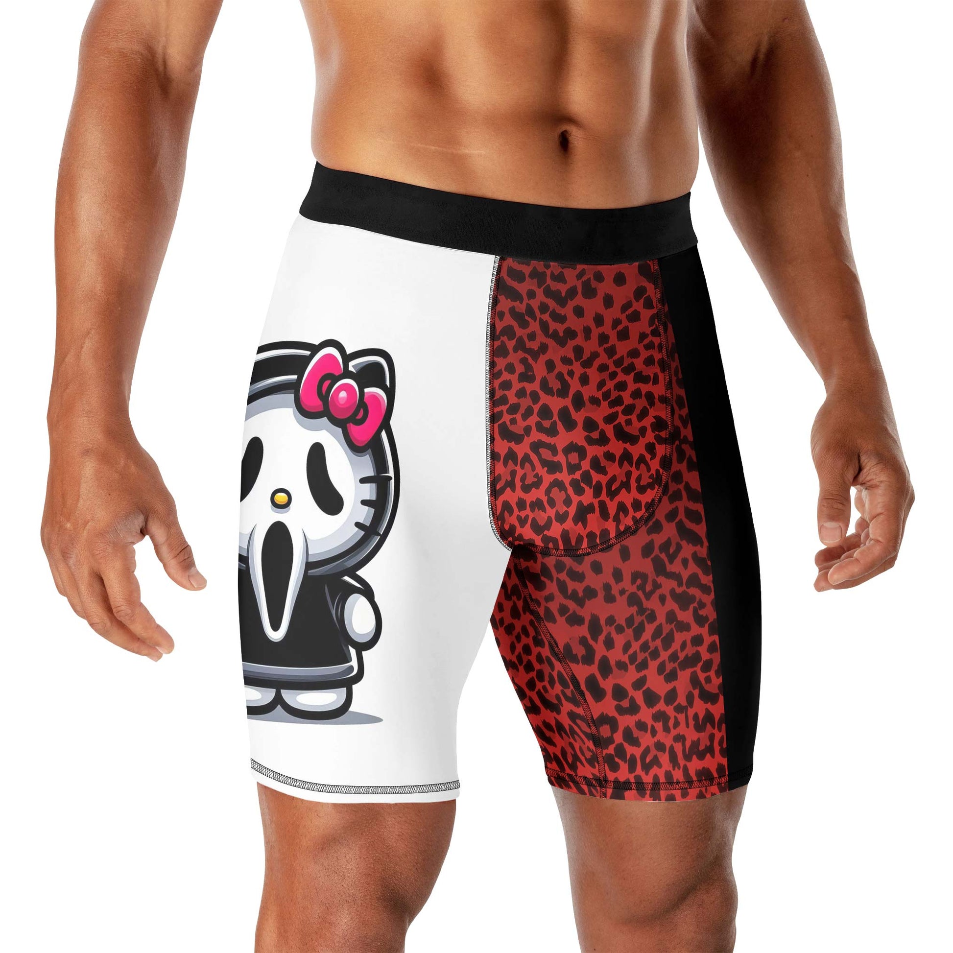Ghostface Scream Kitty Compression Shorts