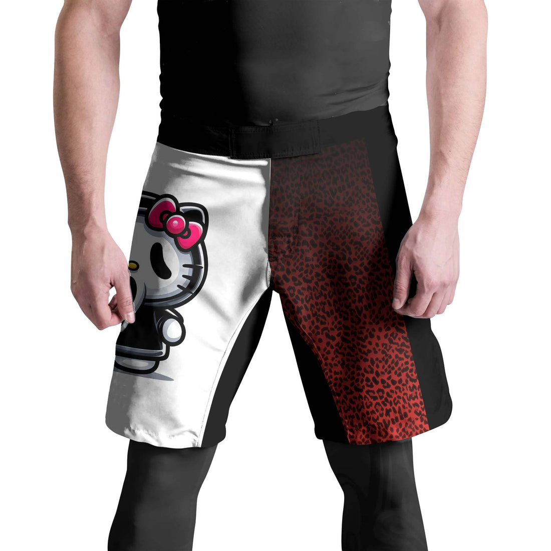 Ghostface Scream Kitty Fight Shorts