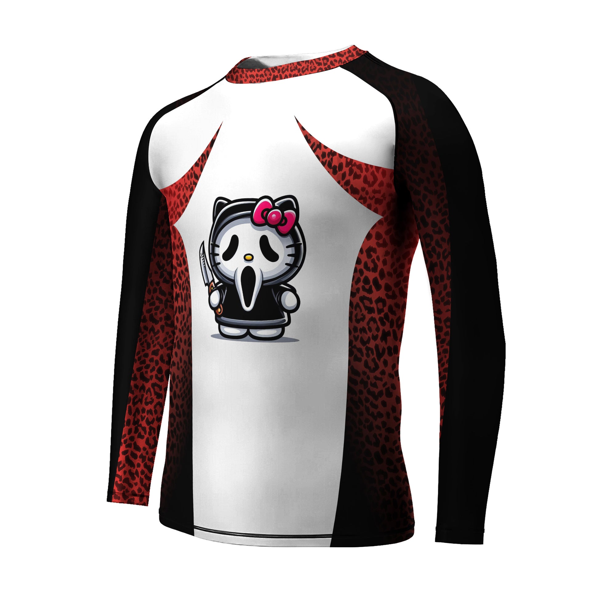 Ghostface Scream Kitty Kids Rash Guard