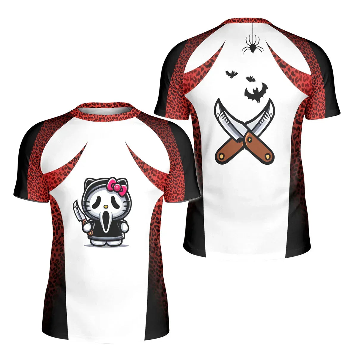 Ghostface Scream Kitty Kids Rash Guard