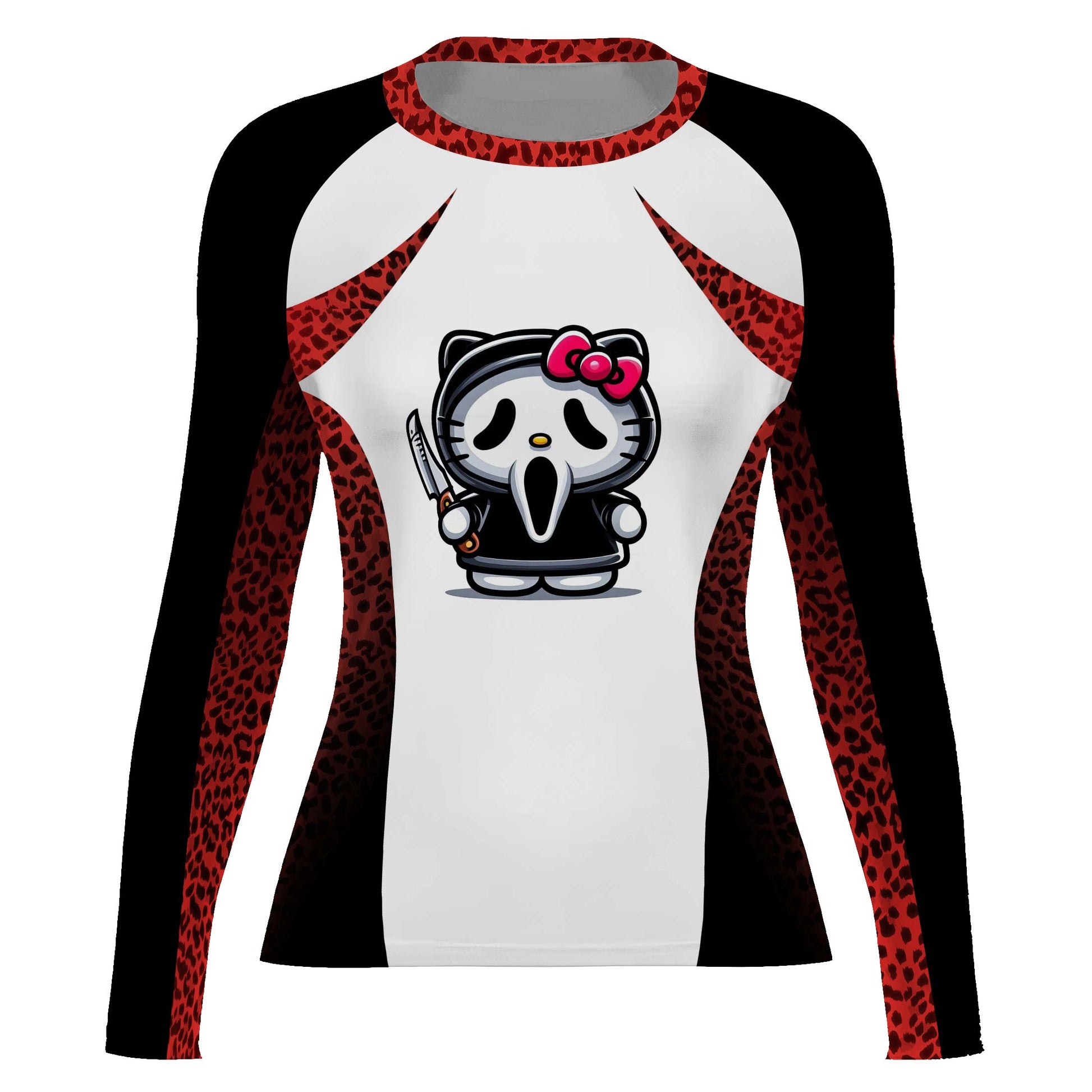 Ghostface Scream Kitty Rash Guard