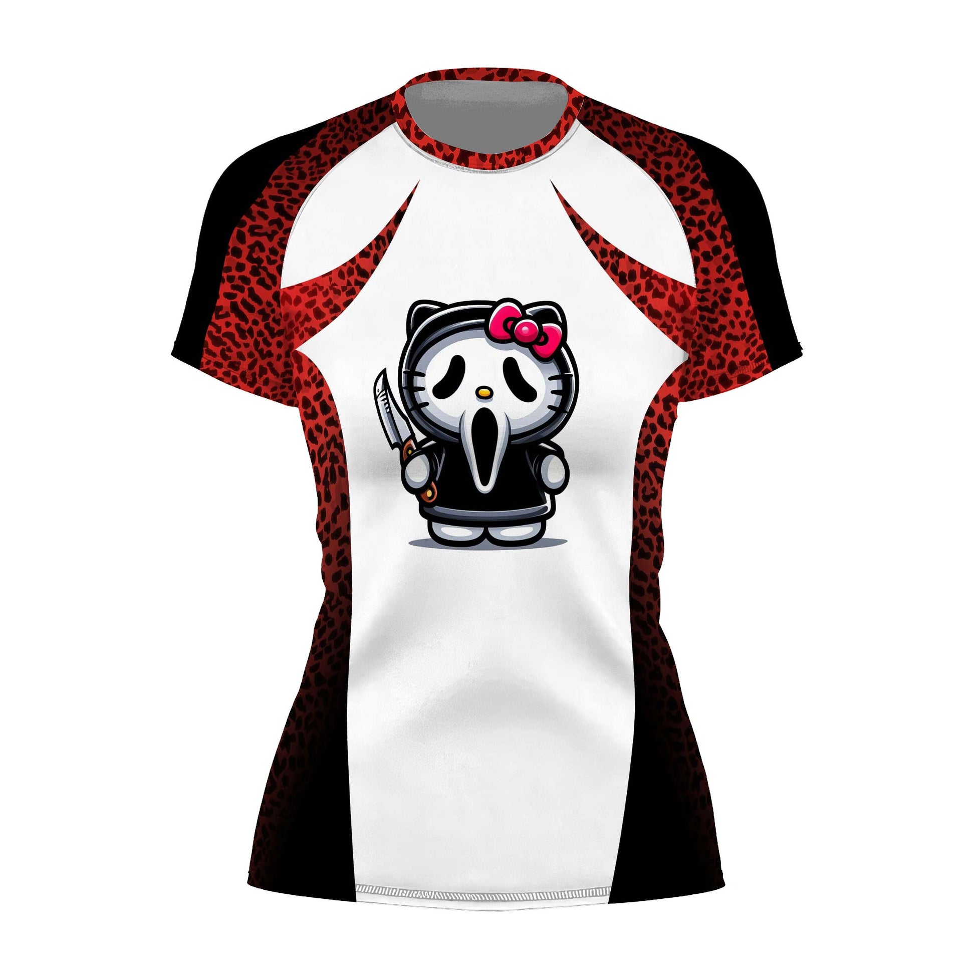 Ghostface Scream Kitty Rash Guard