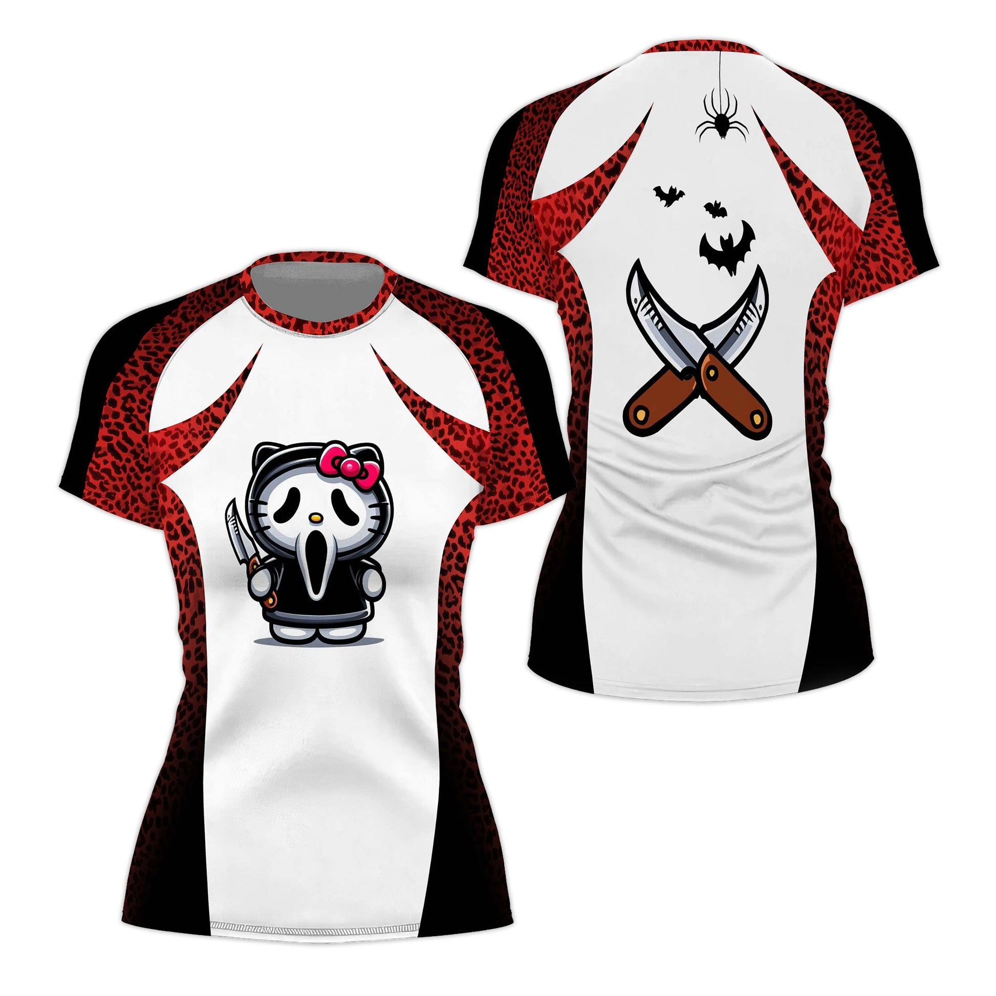 Ghostface Scream Kitty Rash Guard