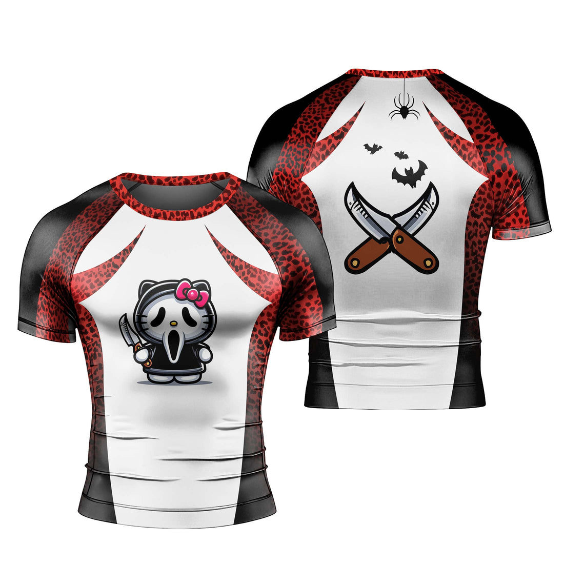 Ghostface Scream Kitty Rash Guard