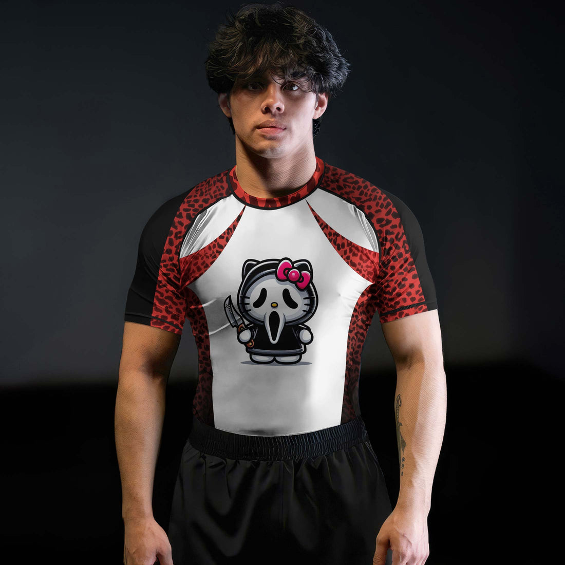 Ghostface Scream Kitty Rash Guard