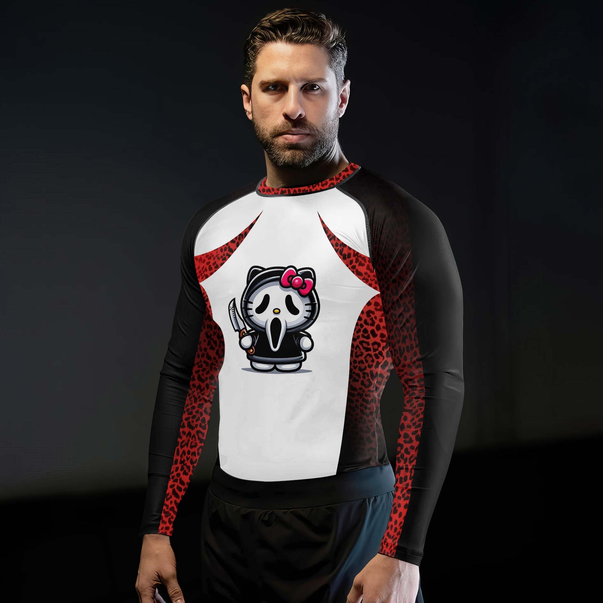 Ghostface Scream Kitty Rash Guard
