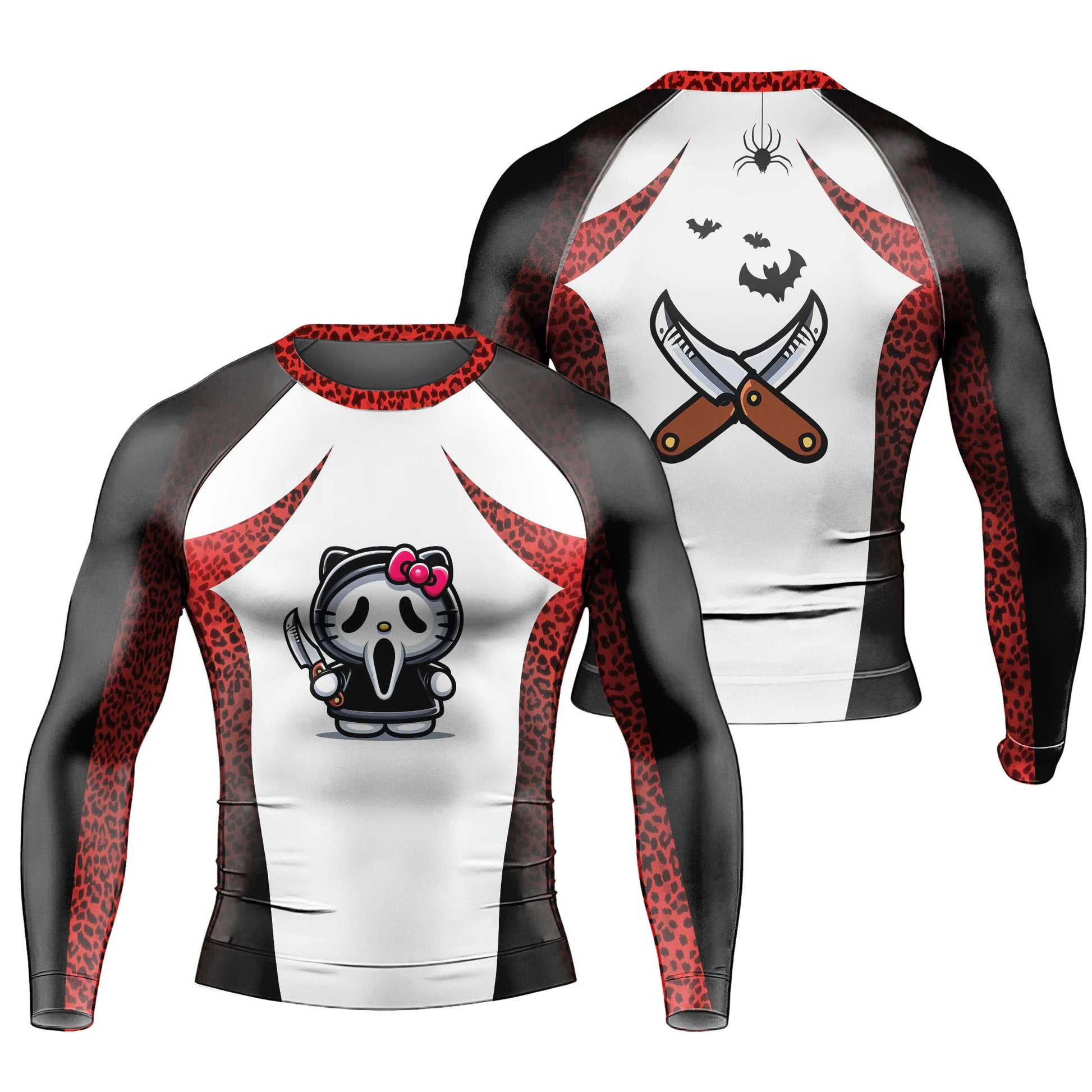 Ghostface Scream Kitty Rash Guard