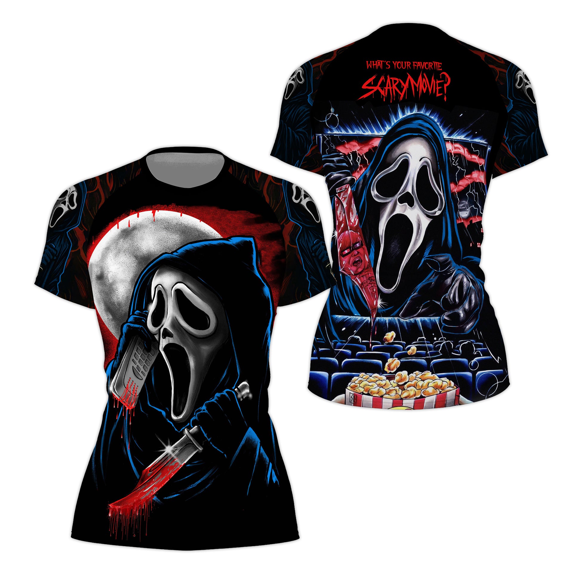 Ghostface Scream Rash Guard