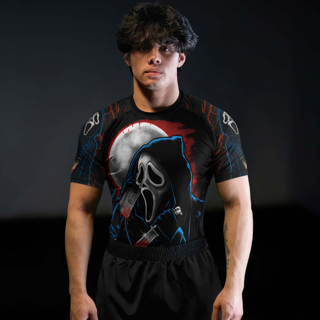 Ghostface Scream Rash Guard