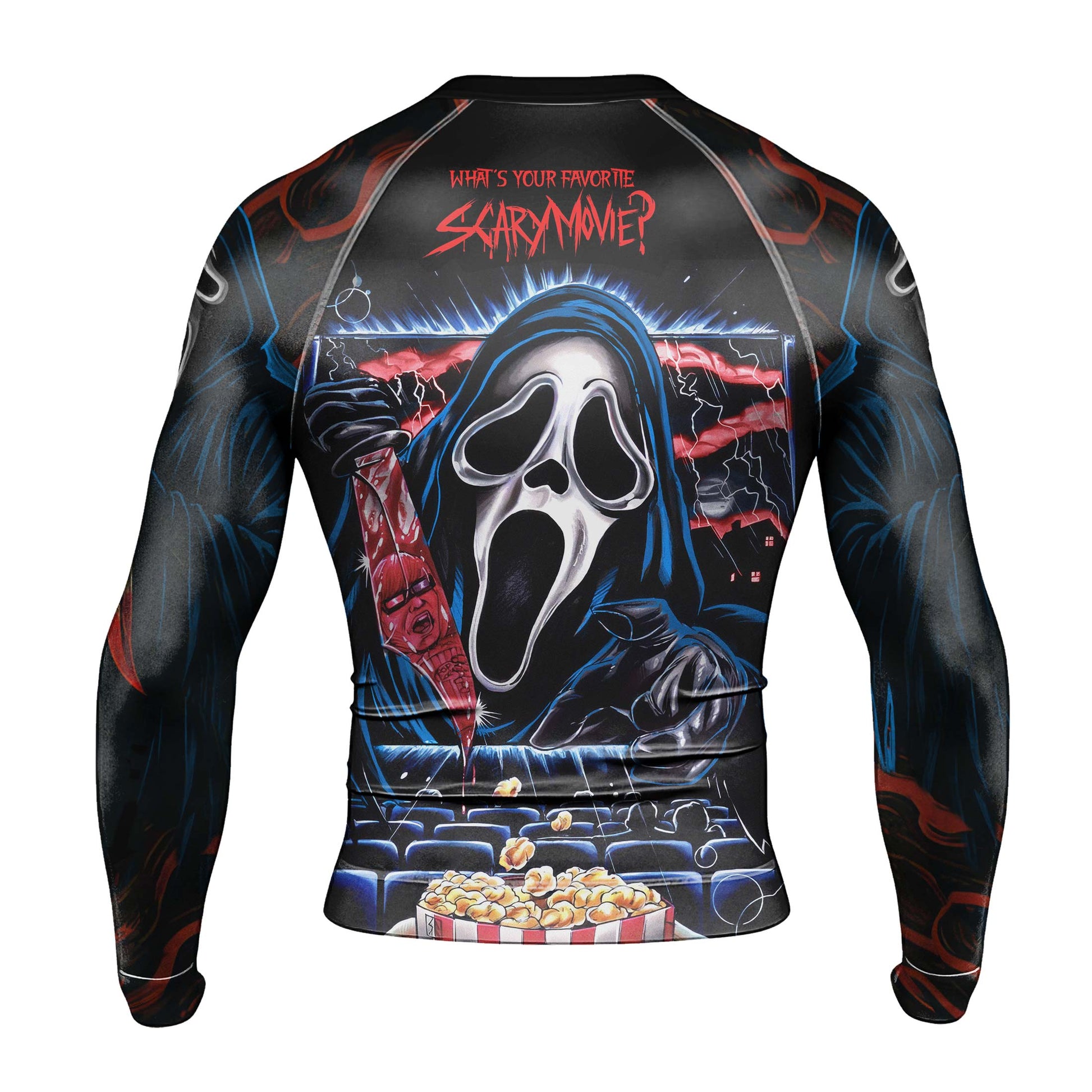 Ghostface Scream Rash Guard