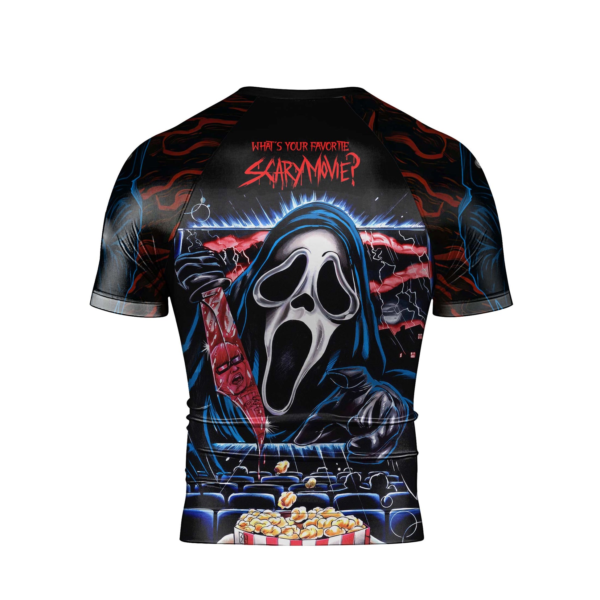Ghostface Scream Rash Guard