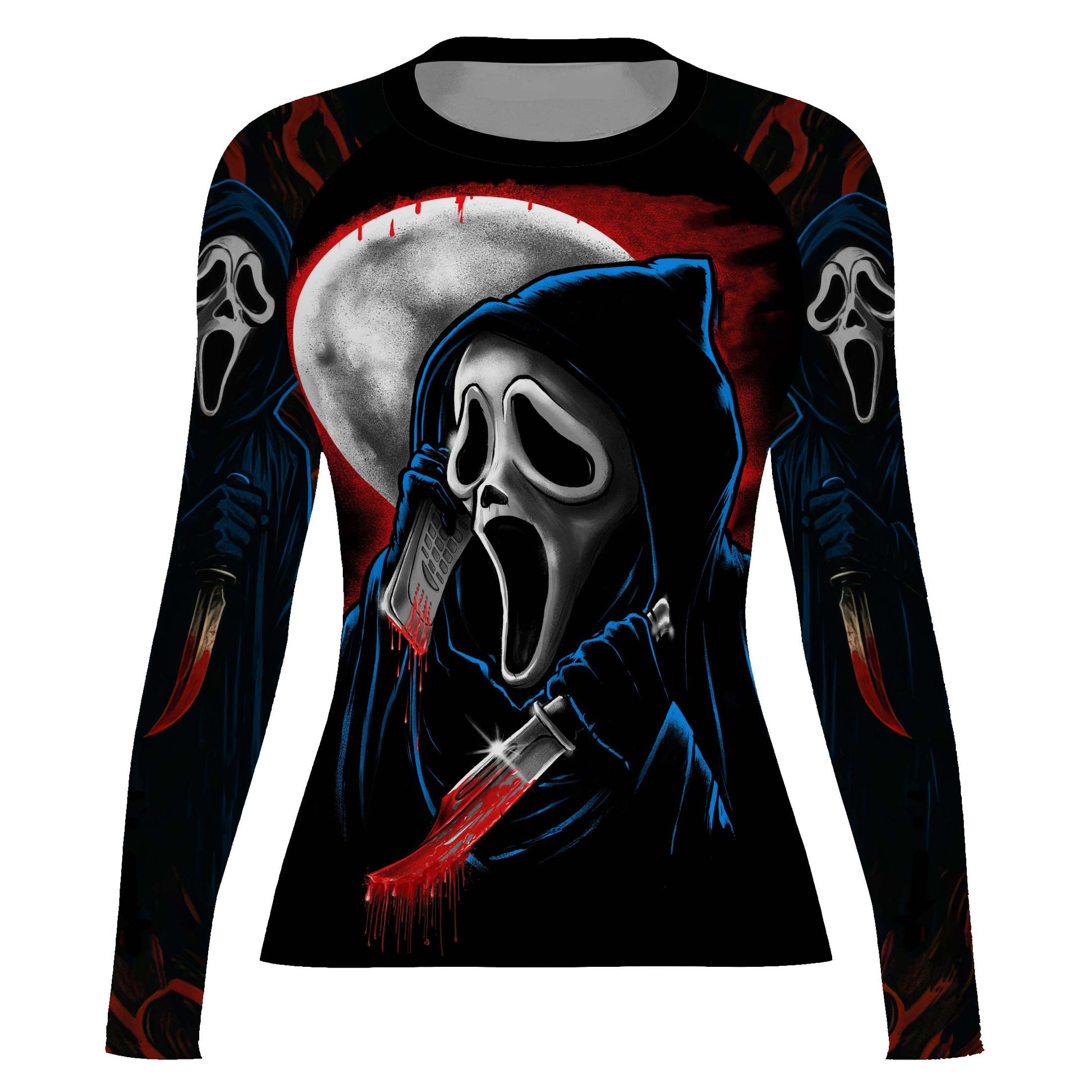 Ghostface Scream Rash Guard