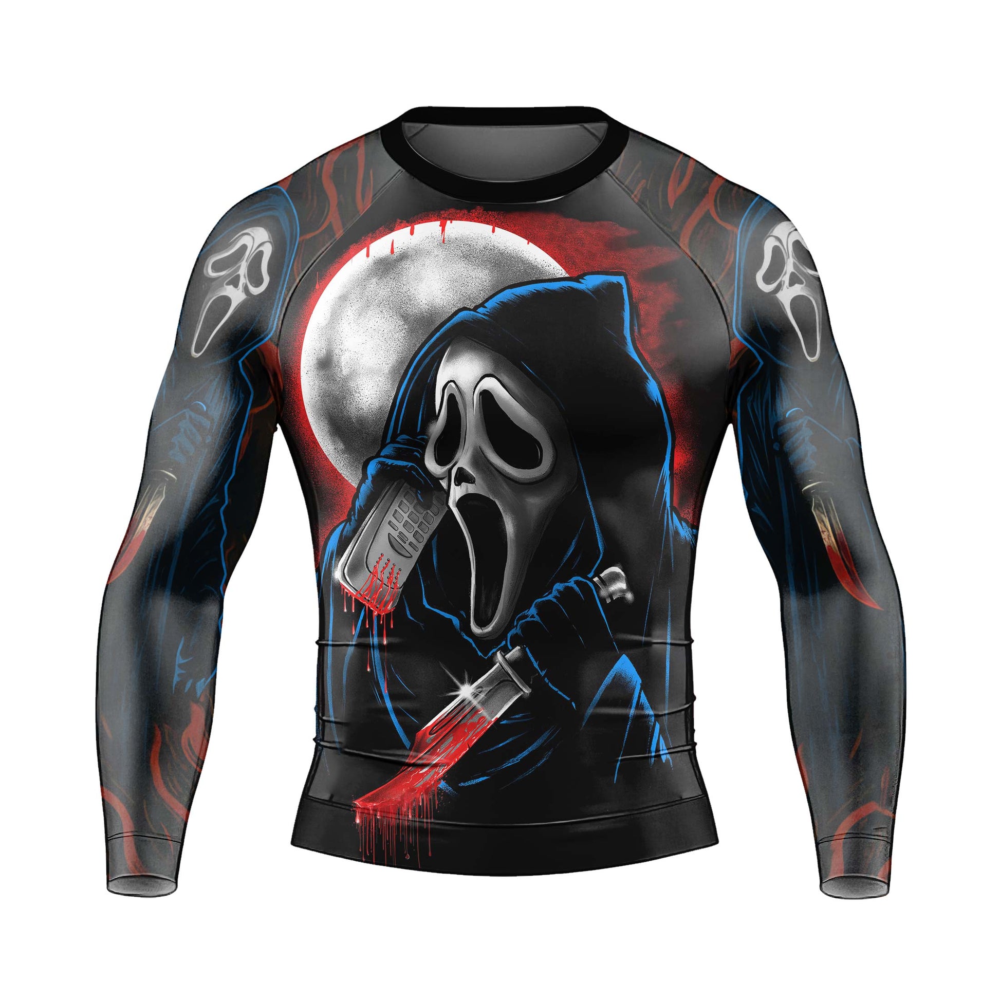 Ghostface Scream Rash Guard