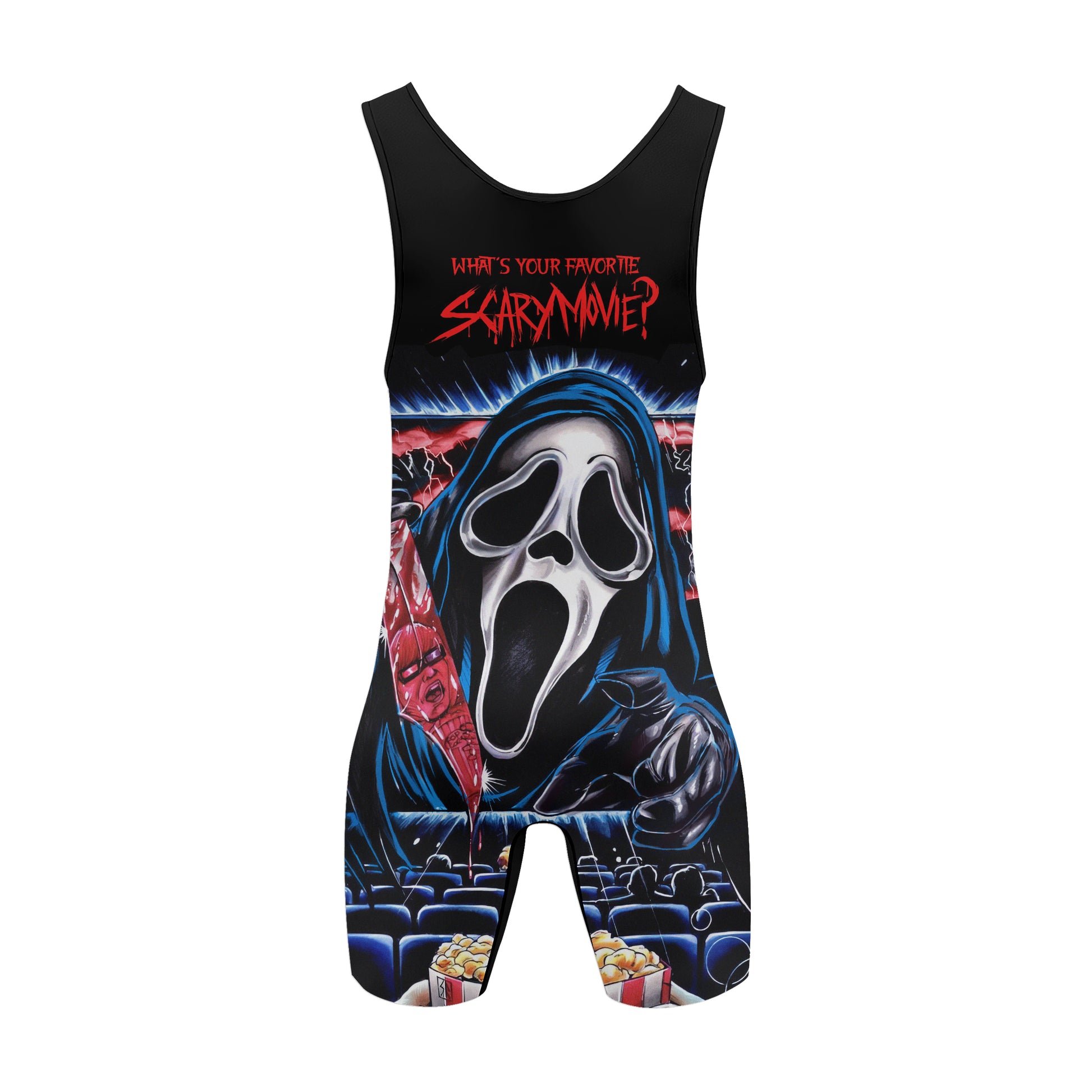 Ghostface Scream Wrestling Singlet