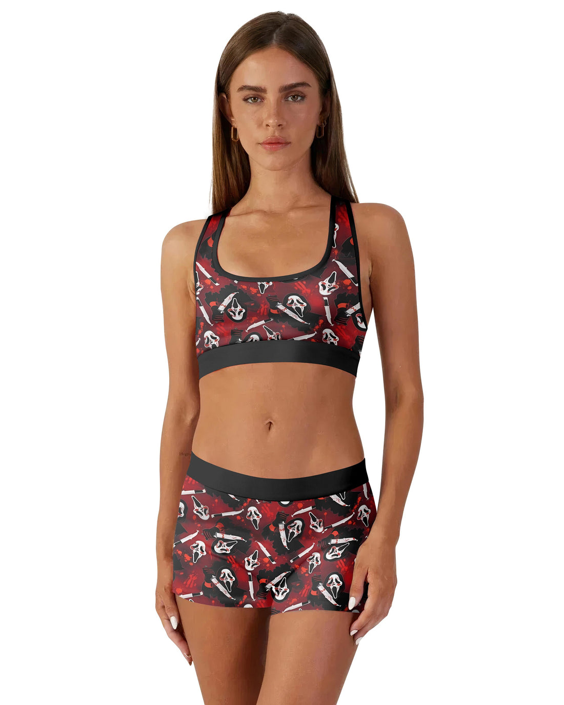 Ghostface Slasher Women's Workout Set