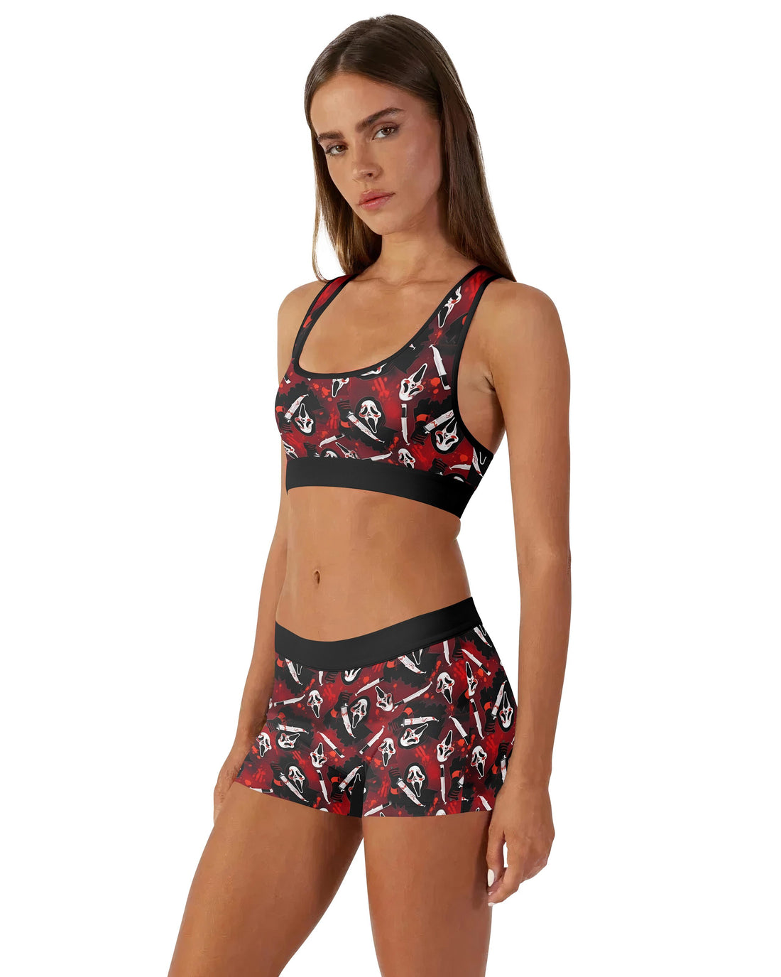 Ghostface Slasher Women's Workout Set