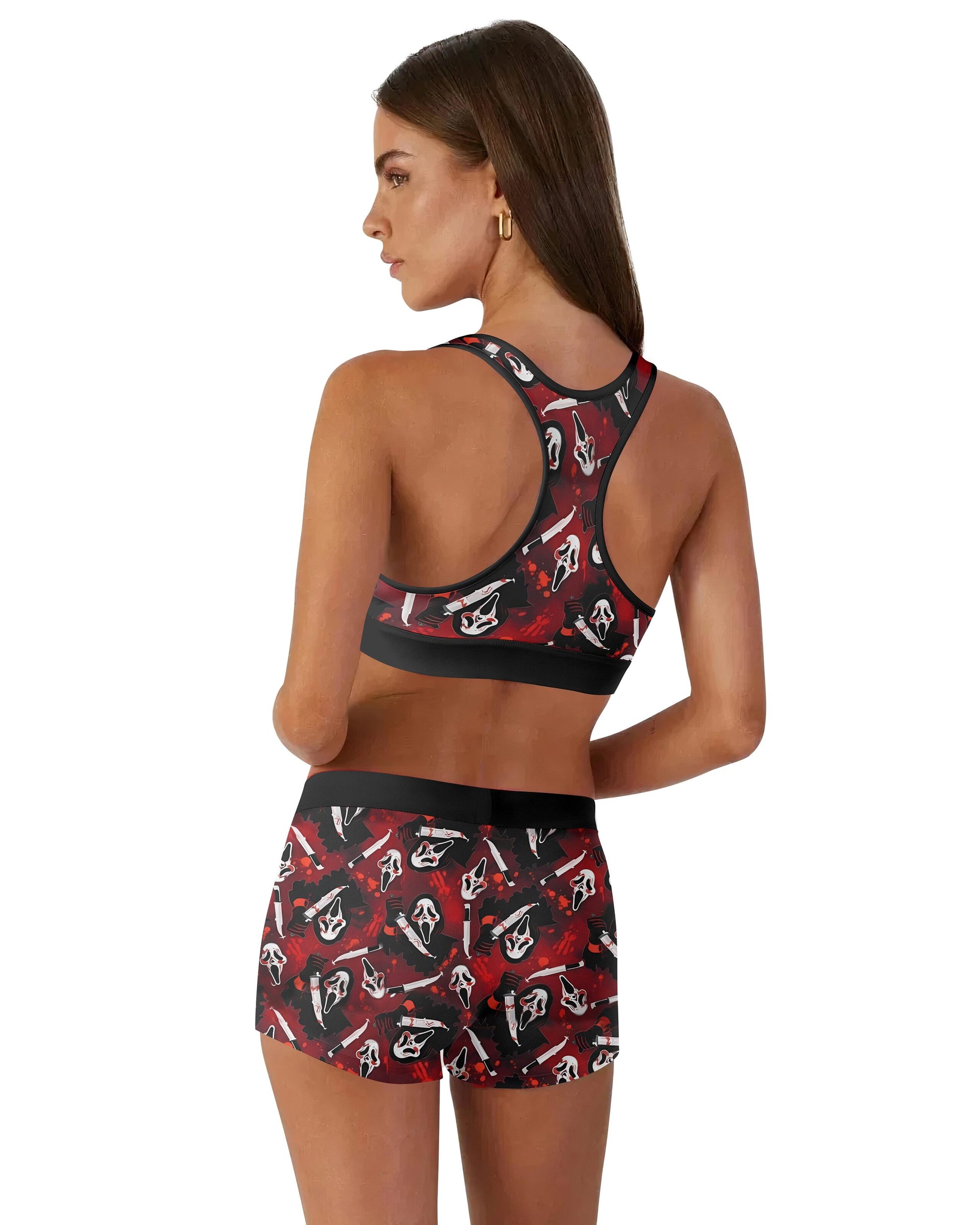 Ghostface Slasher Women's Workout Set