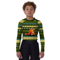 Gingerbread Jiu Jitsu Arm Bar Kids Rash Guard