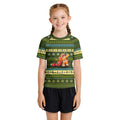 Gingerbread Jiu Jitsu Arm Bar Kids Rash Guard