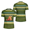 Gingerbread Jiu Jitsu Arm Bar Kids Rash Guard