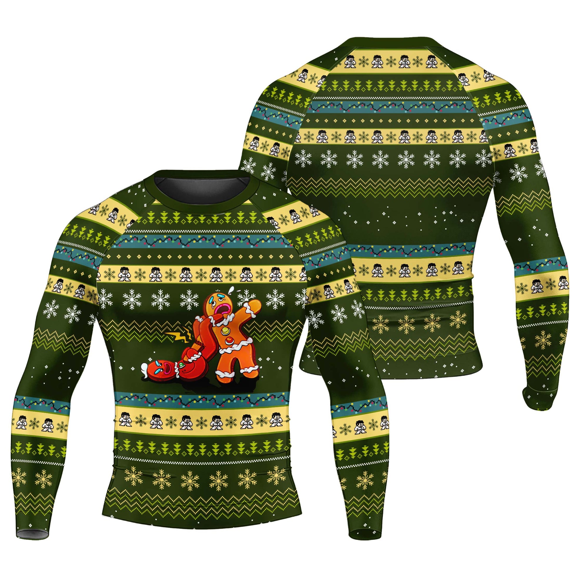 Gingerbread Jiu Jitsu Arm Bar Rash Guard