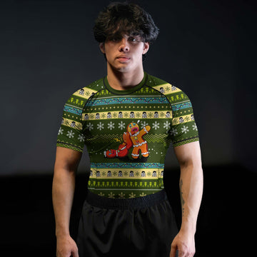Gingerbread Jiu Jitsu Arm Bar Rash Guard
