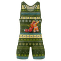 Gingerbread Jiu Jitsu Arm Bar Wrestling Singlet