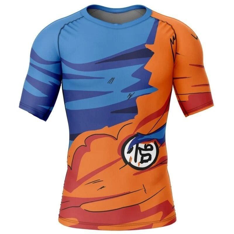 Goku Torn Gi Dragon Ball Rash Guard | Jiu Jitsu Rash Guard