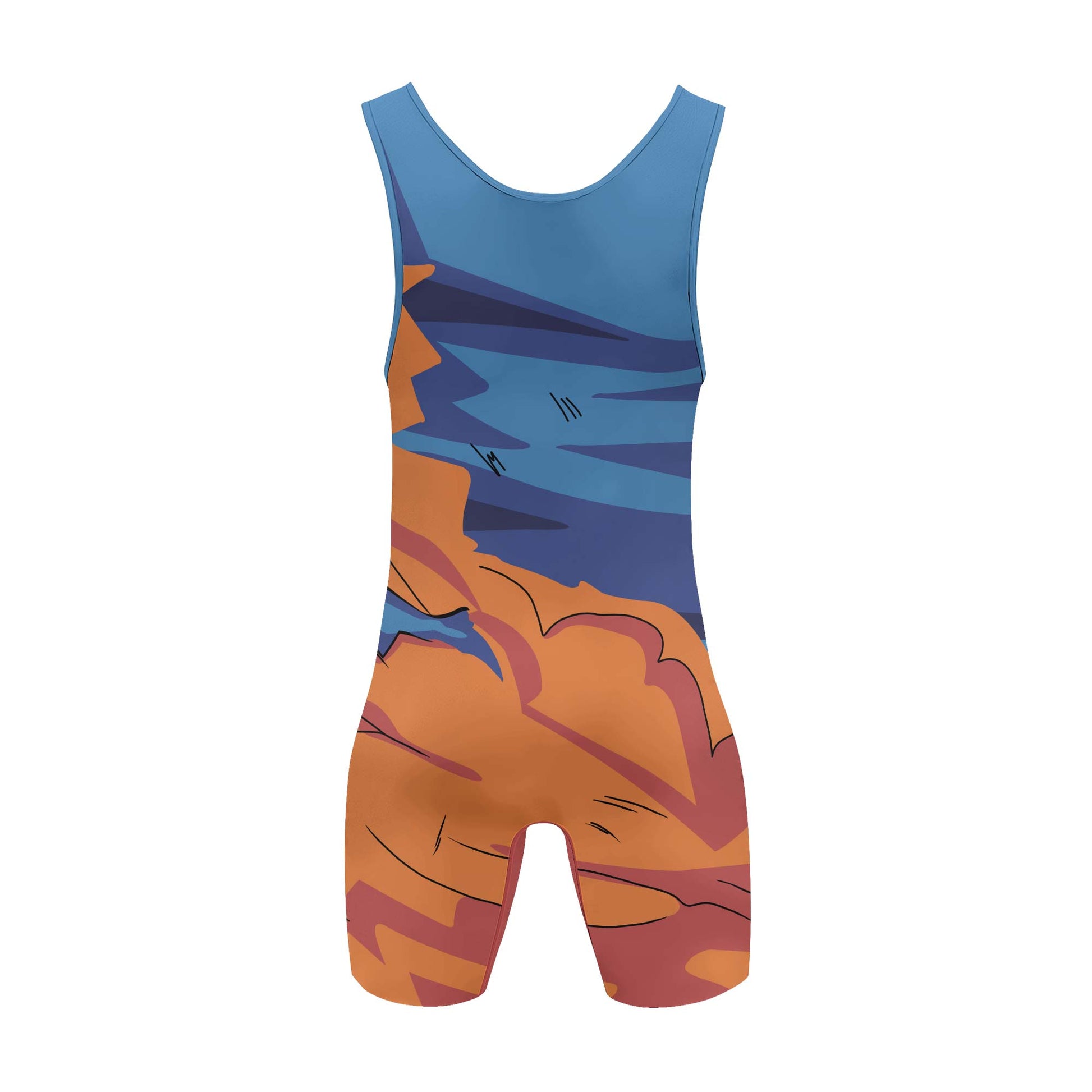 Goku Torn Gi Dragon Ball Wrestling Singlet