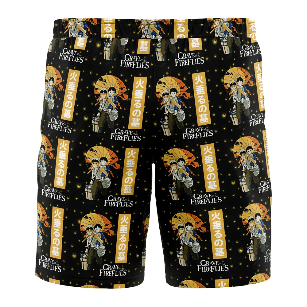 Graves of the Fireflies Swim Trunks