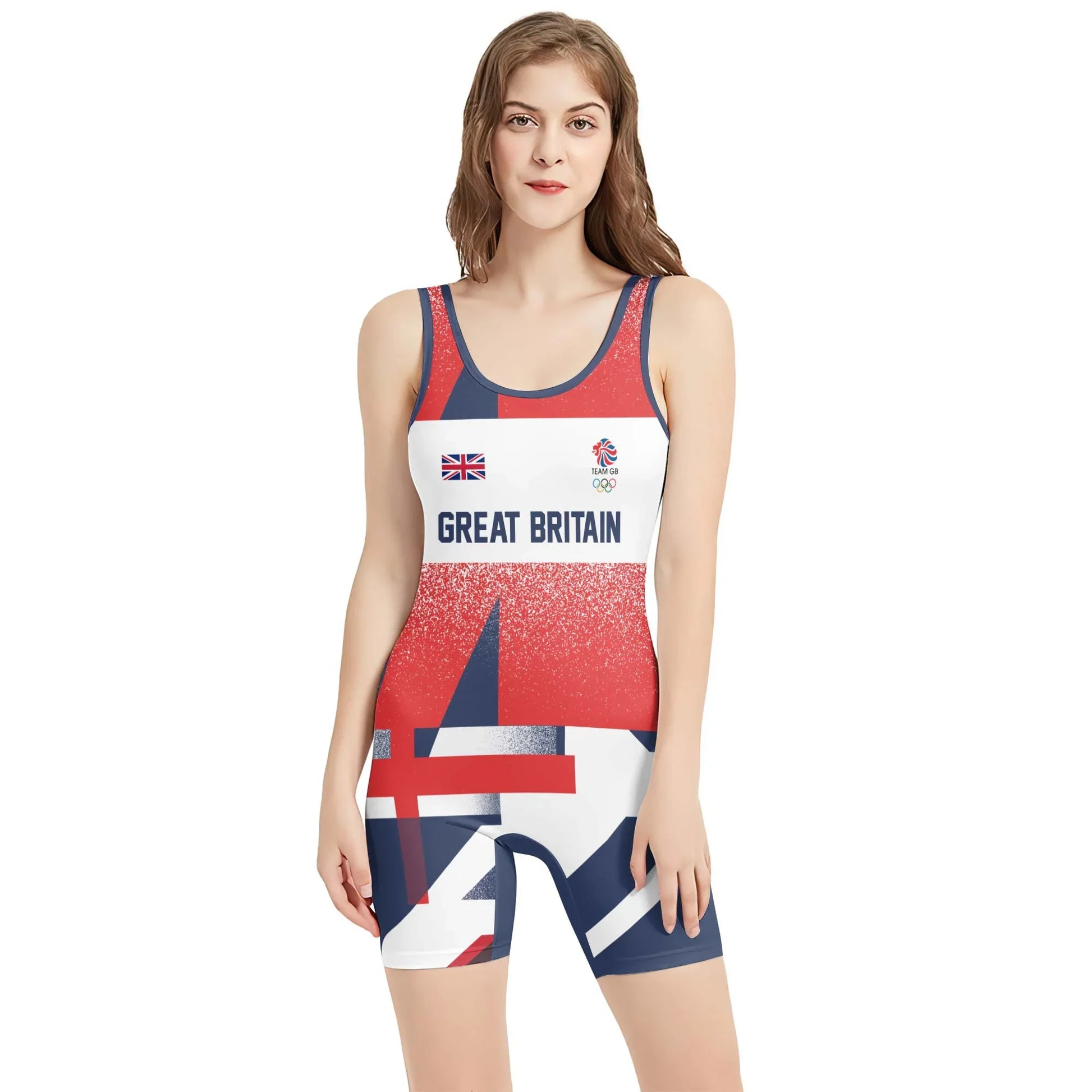 Great Britain Wrestling Singlet