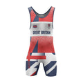 Great Britain Wrestling Singlet