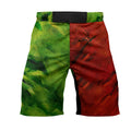 Green And Red Hulk Fight Shorts