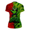 Green And Red Hulk Kids Rash Guard