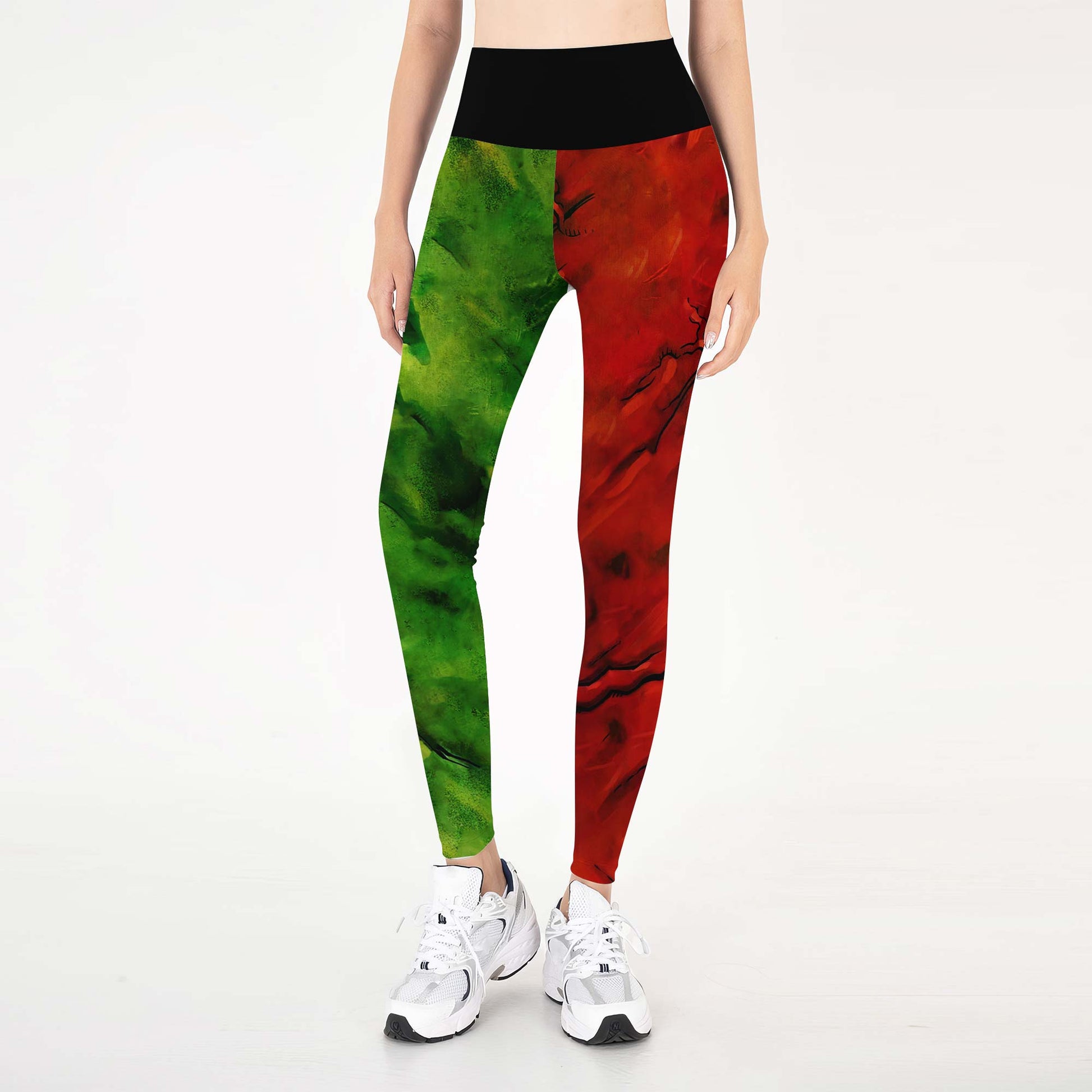 Green And Red Hulk Leggings