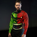 Green And Red Hulk Rash Guard