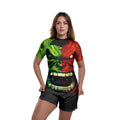 Green And Red Hulk Rash Guard
